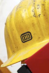 Image showing german railway db working helmet