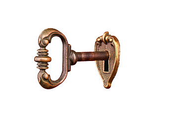 Image showing vintage key