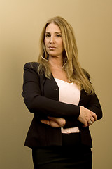 Image showing female executive business