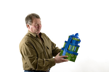 Image showing man with gifts