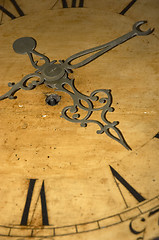 Image showing Antique Clock Abstract