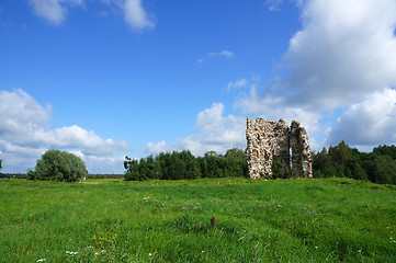 Image showing Ruins of a castle 