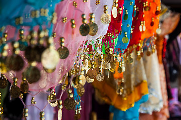 Image showing Belly dance costume details