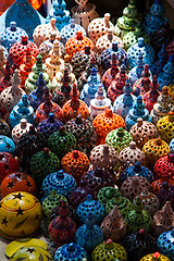 Image showing Tunisian Lamps at the Market in Djerba Tunisia