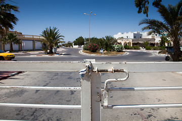 Image showing Gate detail in Djerba Tunisia