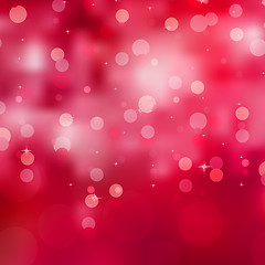 Image showing Abstract background, red bokeh. EPS 8