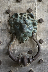 Image showing Lion Head Door Knocker