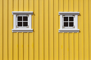 Image showing Yellow wall