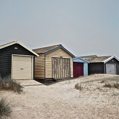 Image showing Beach Huts