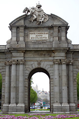 Image showing Madrid arch