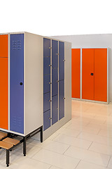 Image showing Locker room