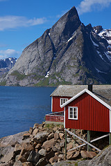 Image showing Rorbu hut