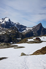 Image showing Peaks on Lofoten islands