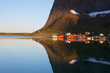 Image showing Fjord reflection