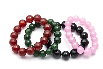 Image showing Colorful Bead Bracelets