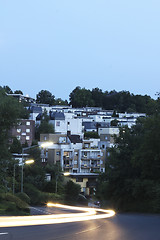 Image showing evening light traffic