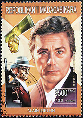 Image showing Alain Delon Stamp