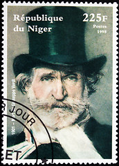 Image showing Giuseppe Verdi Stamp