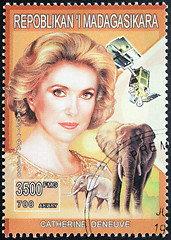 Image showing Catherine Deneuve Stamp
