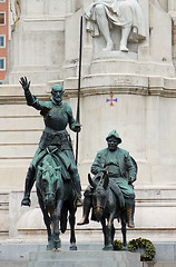 Image showing Cervantes monument