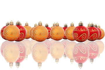 Image showing Christmas Baubles