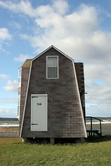 Image showing Holiday home on the beach