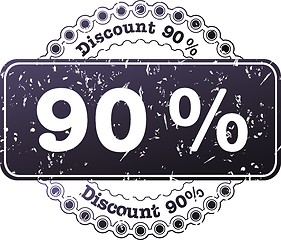 Image showing Stamp Discount ninety percent