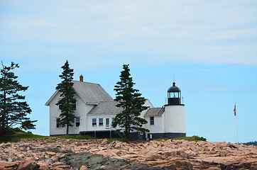 Image showing White lighthouse