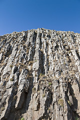 Image showing Worms view of a cliff