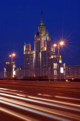 Image showing Moscow, house on quay Kotelnicheskoj