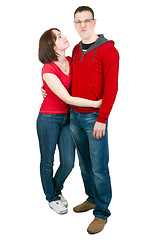 Image showing Beautiful couple in the studio