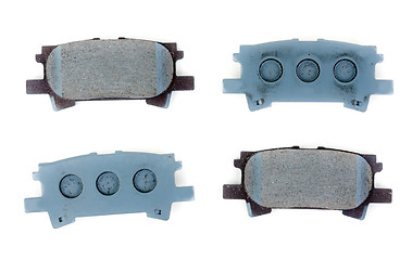 Image showing Set of brake pads