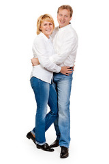 Image showing Portrait of a beautiful couple
