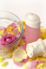 Image showing Pink cosmetics