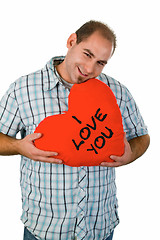 Image showing I love you