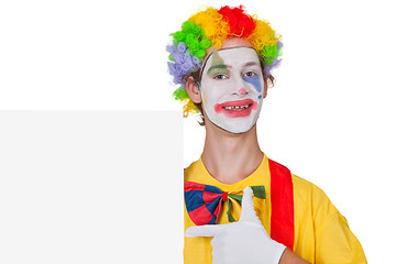 Image showing Advertising clown