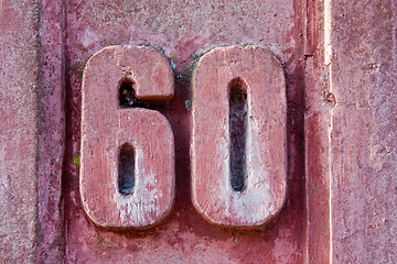 Image showing House number 60