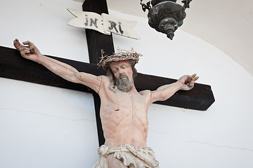 Image showing Crucifixed Jesus statue