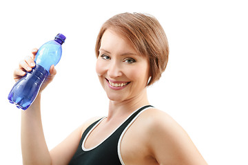 Image showing Happy sportive woman