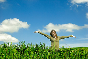 Image showing Happy woman