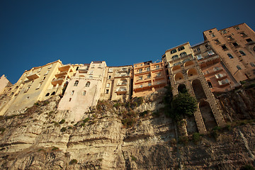 Image showing Tropean houses on the rock