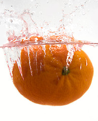 Image showing Orange splash