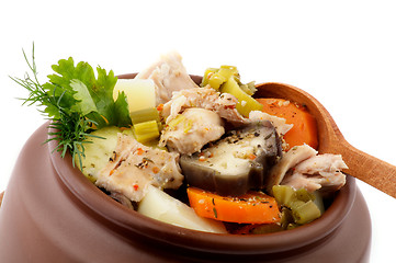 Image showing Hearty Vegetable and Chicken Stew