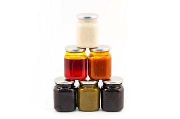 Image showing Homemade marmelade pile