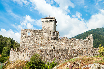 Image showing St. Micheal Castle in Ossana