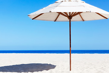 Image showing umbrella on a beach