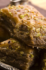 Image showing Baklava - traditional middle east sweet desert