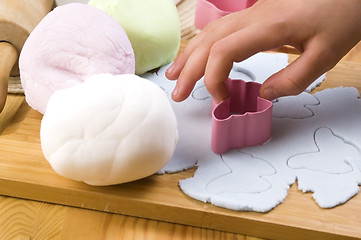 Image showing Homemade frosting decoration