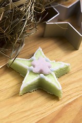 Image showing Homemade christmas frosting decoration