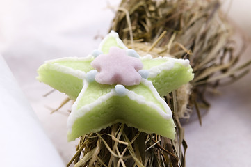 Image showing Homemade christmas frosting decoration